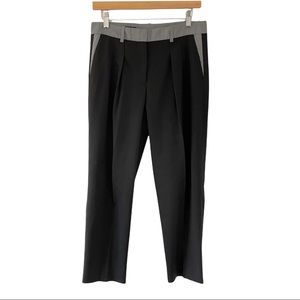 Jil Sander Navy Virgin Wool Tailored Trousers